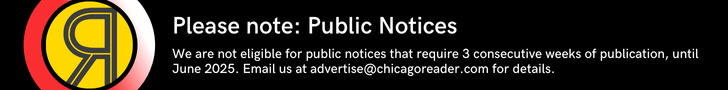 Public notice disclaimer